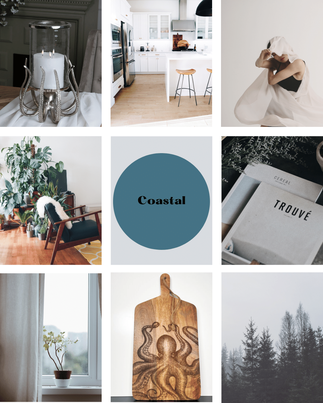 Shop the latest look in interiors. The coastal look.