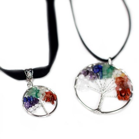 Chakra Tree of Life Necklace - Small