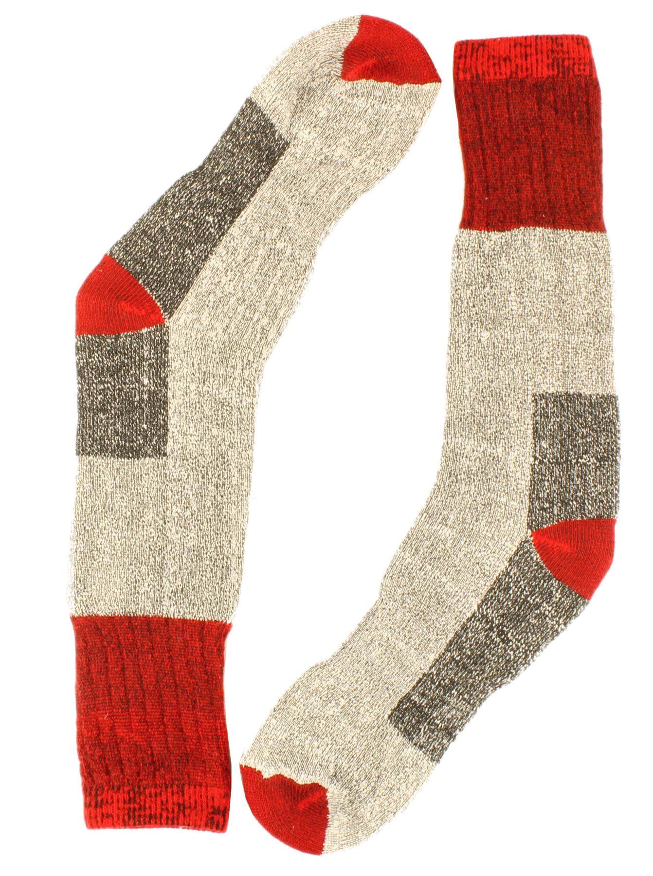 12 Pack Men's Thermal Merino Wool Work Boot Socks Reinforced Heel and Toe Warm Breathable for Hiking Winter Wear Moisture-Wicking Odor-Resistant by Sock Stack