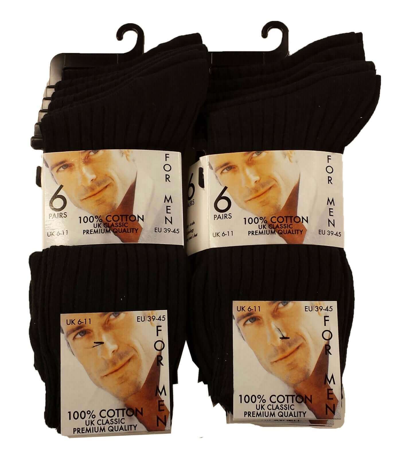 12 Pairs Men's 100 Cotton Moisture-Wicking Antibacterial Dress Work Socks Assorted Brown Black Comfortable All Day Wear Sustainable by Sock Stack