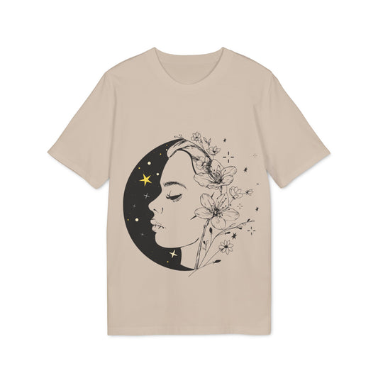 Moonlit Creator Unisex T-Shirt, Artistic Tee for Creatives, Floral Design, Casual Wear, Gift for Artists, Comfortable Style