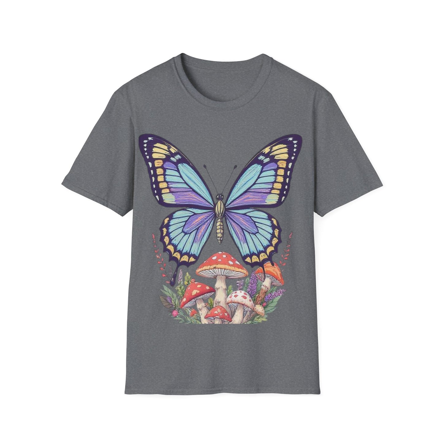Bohemian Butterfly T-Shirt, Gift for Nature Lovers, Summer Fashion, Festival Style, Cute Graphic Tee, Unisex T-Shirt