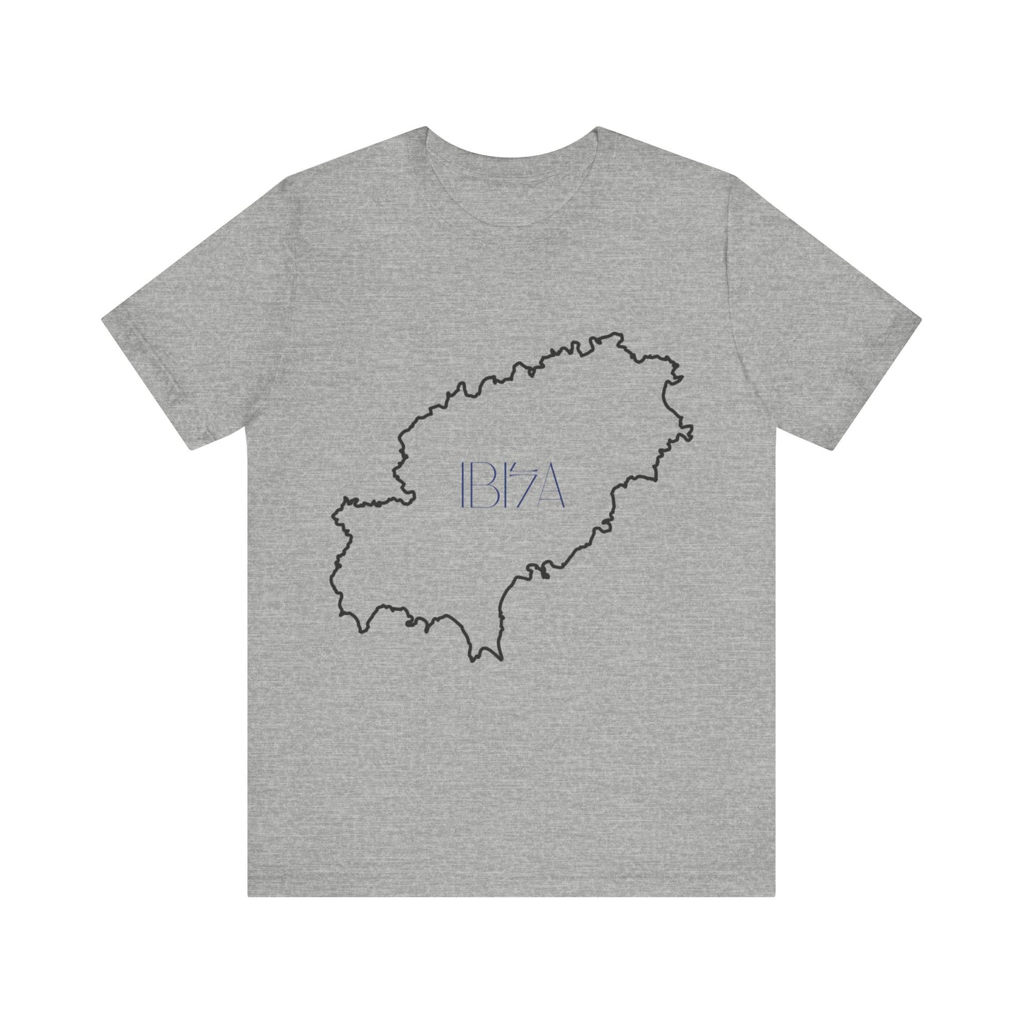 Stylish Map Outline Tee for Travel Lovers, Unisex Tee, Gift for Adventurers, Casual Wear