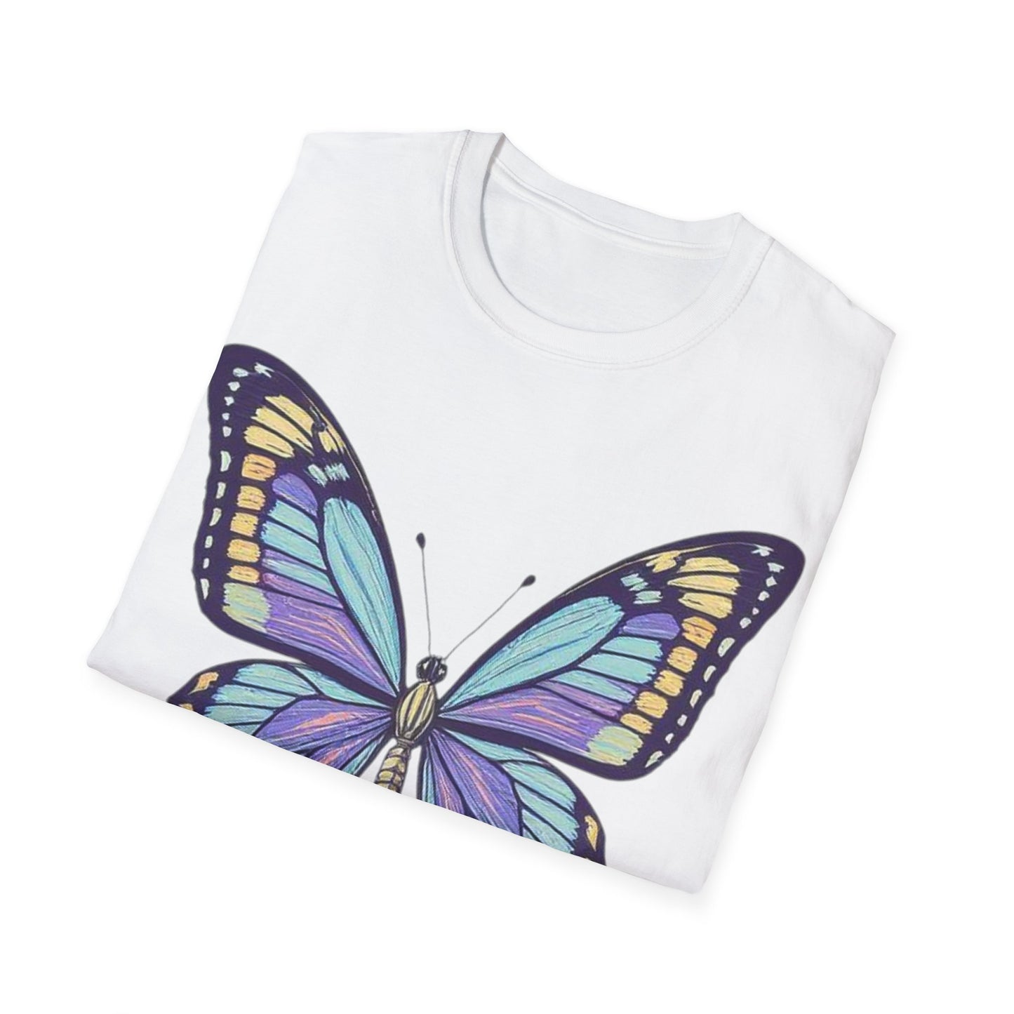 Bohemian Butterfly T-Shirt, Gift for Nature Lovers, Summer Fashion, Festival Style, Cute Graphic Tee, Unisex T-Shirt
