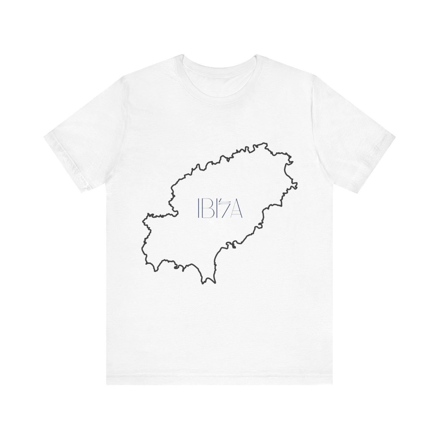Stylish Map Outline Tee for Travel Lovers, Unisex Tee, Gift for Adventurers, Casual Wear