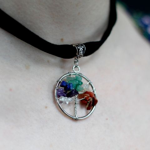 Chakra Tree of Life Necklace - Small