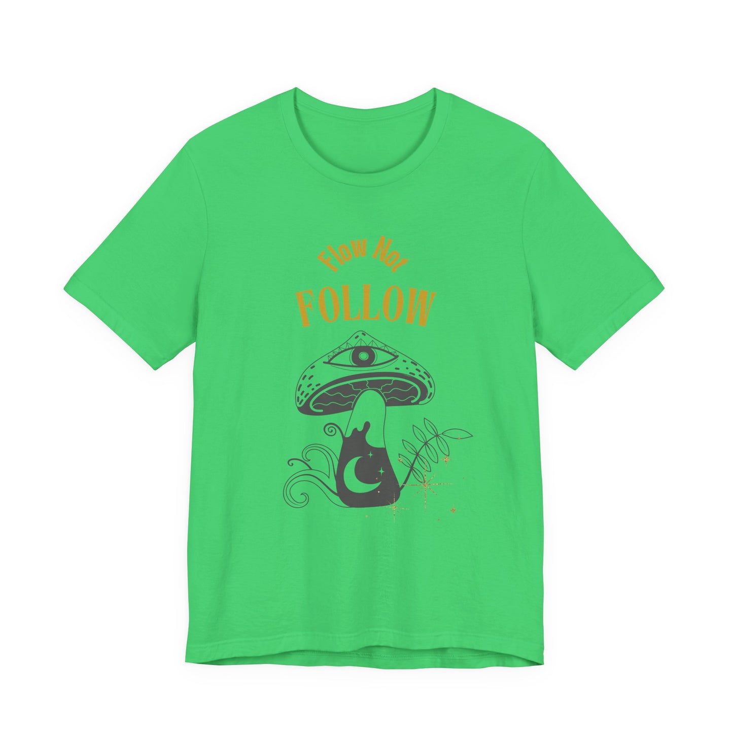 Whimsical Mushroom Tee - How Not Follow, Boho Shirt, Unisex T-shirt, Nature Lover Gift, Fall Fashion
