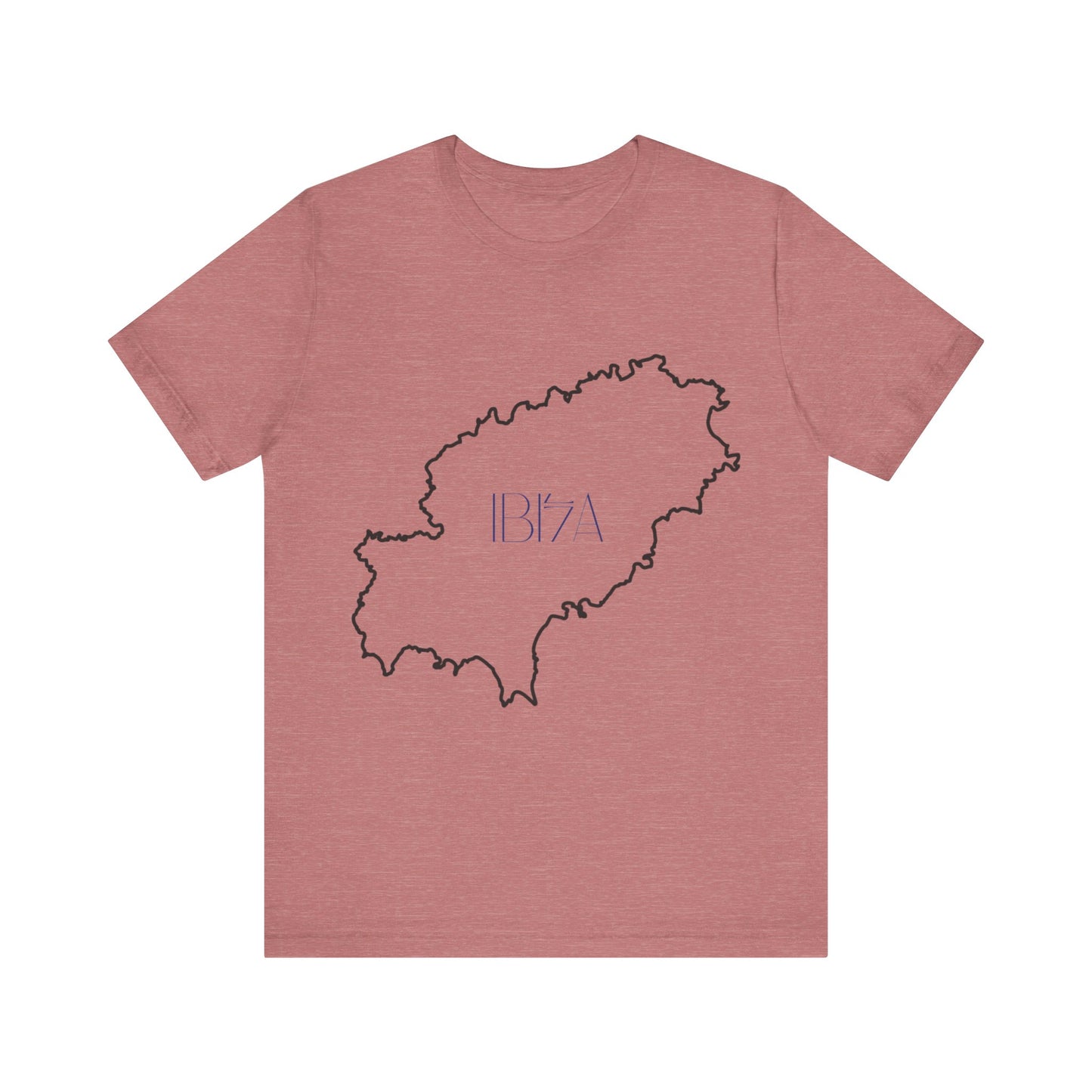 Stylish Map Outline Tee for Travel Lovers, Unisex Tee, Gift for Adventurers, Casual Wear