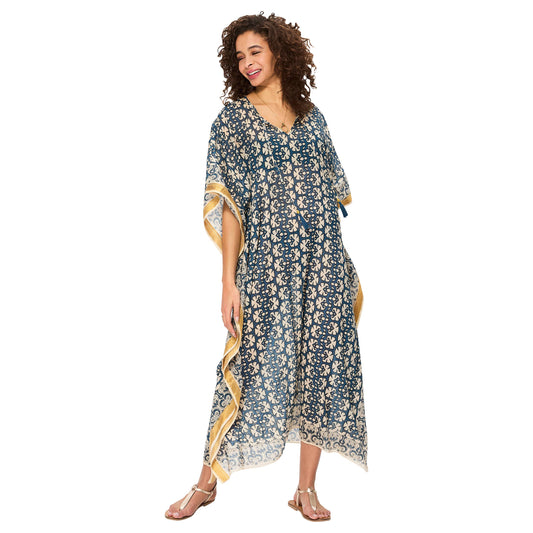 LONG SUMMER KAFTAN 3/4 SLEEVES