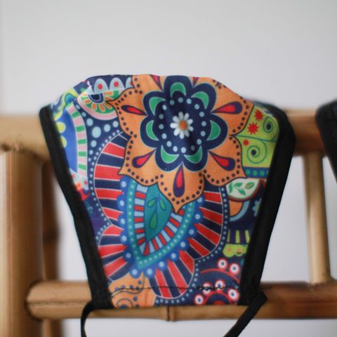 Reusable Fashion Face Mask - Funky Swirls (Adult)