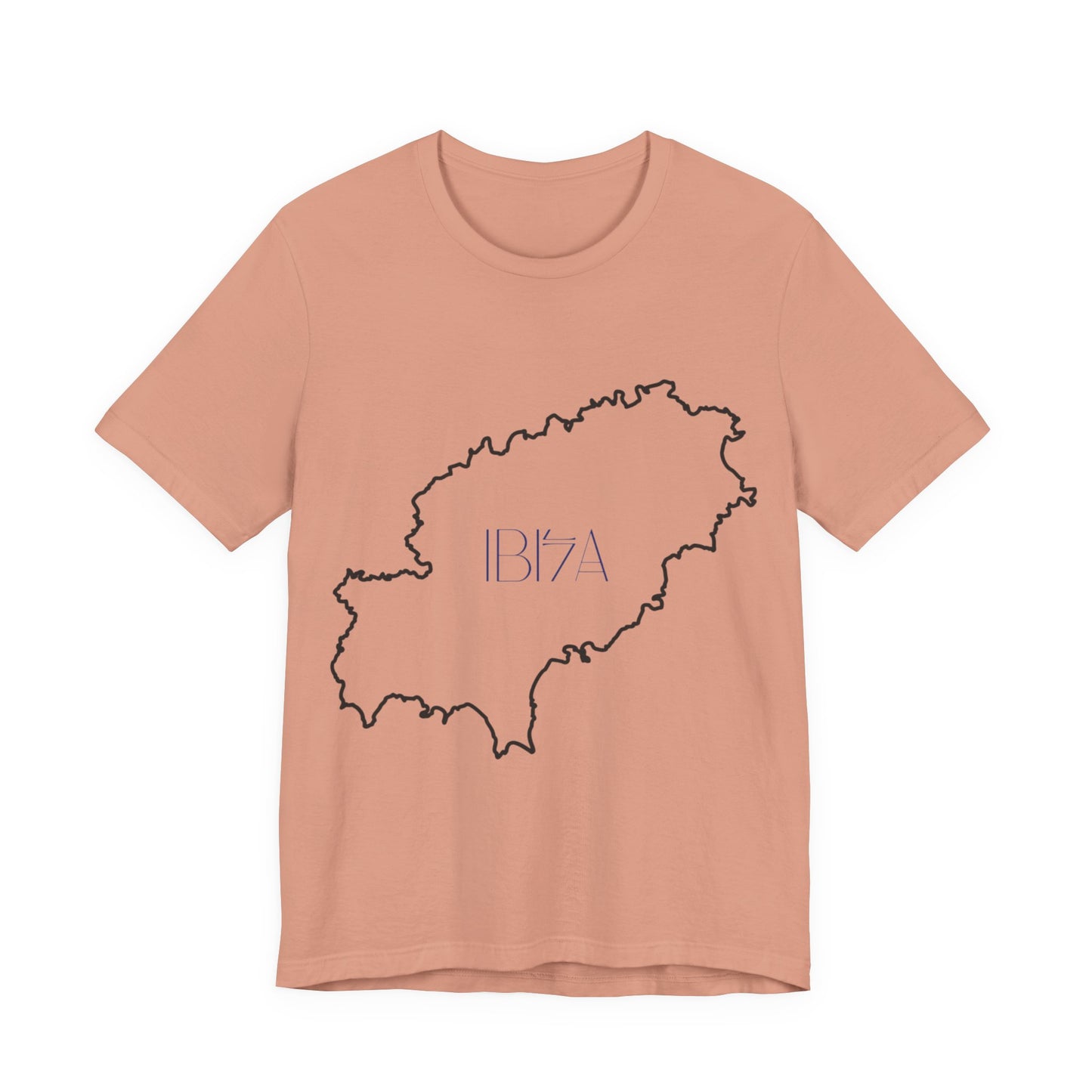 Stylish Map Outline Tee for Travel Lovers, Unisex Tee, Gift for Adventurers, Casual Wear