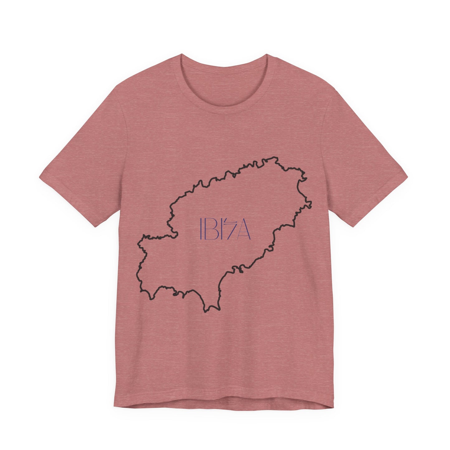 Stylish Map Outline Tee for Travel Lovers, Unisex Tee, Gift for Adventurers, Casual Wear