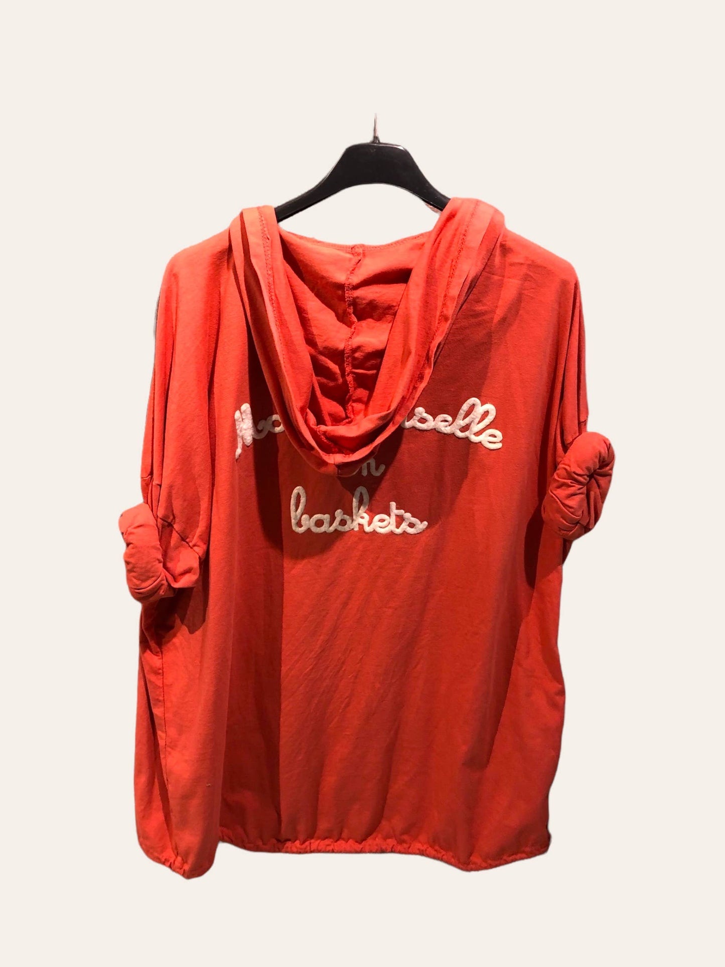 “Mademoiselle in sneakers” hoodie