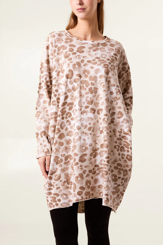 Leopard Print One Size Top
