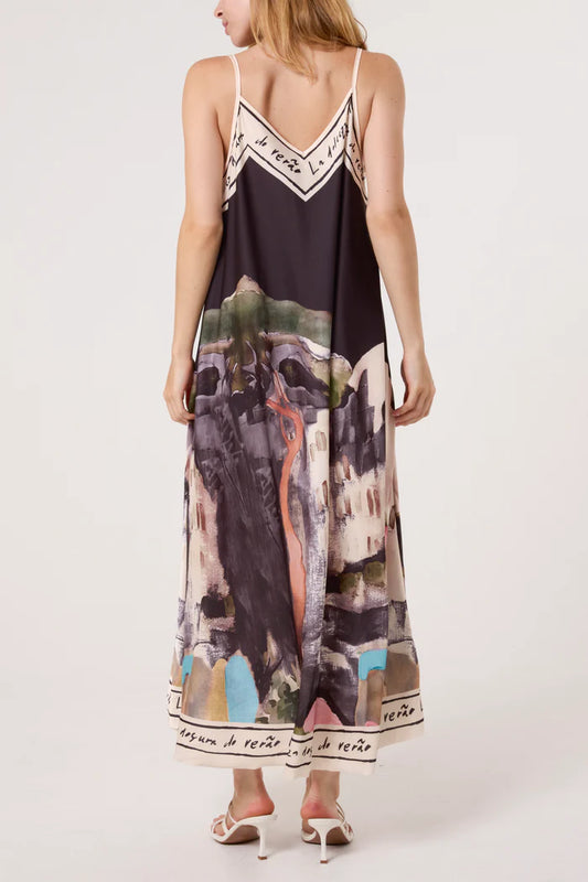 Beautiful Summer Print Dress