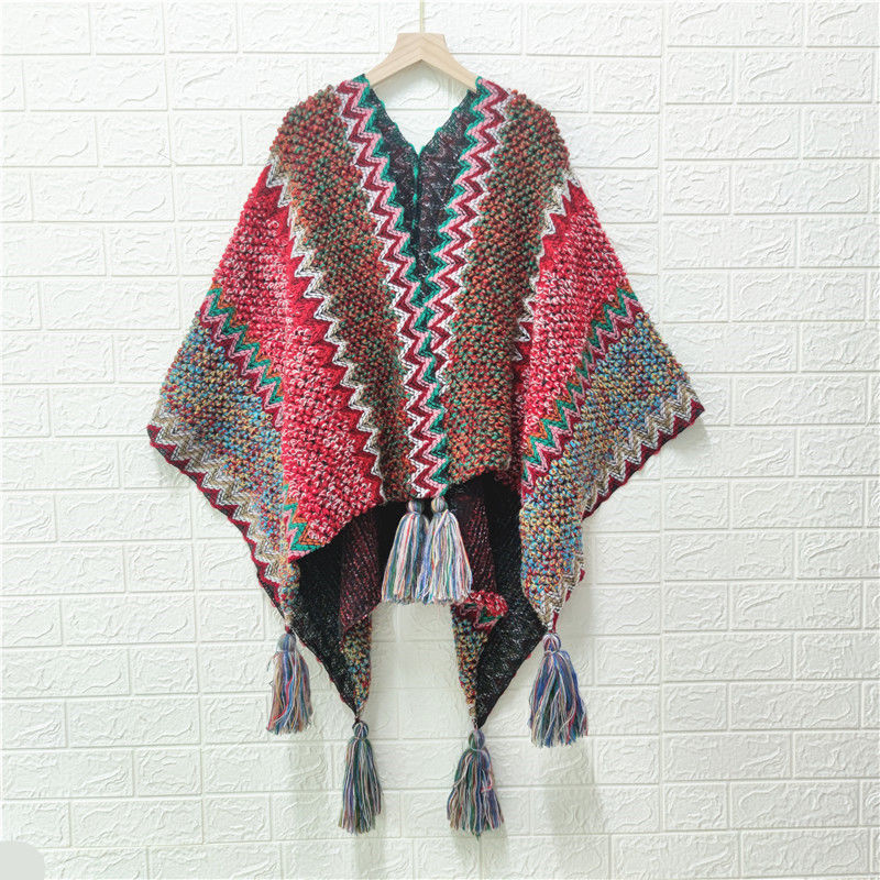 Multi Coloured Poncho