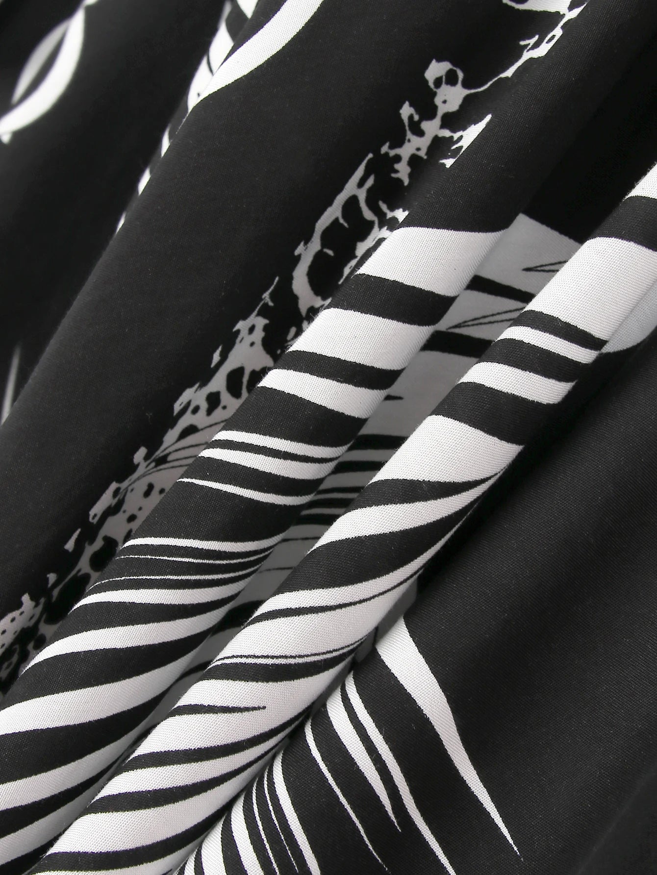 Summer Women's Striped Printed Kaftan