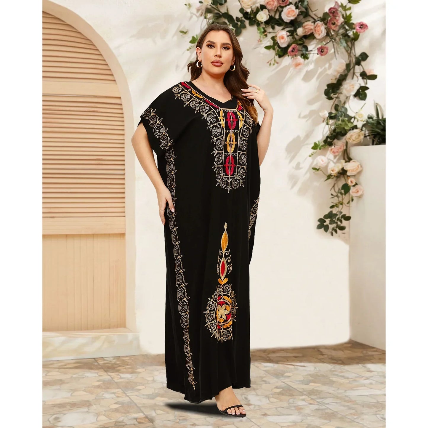 New Summer African 100% Cotton Kaftan