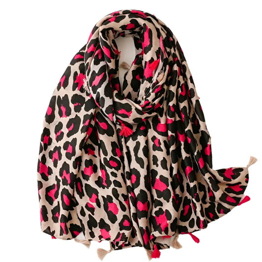 Women Luxury scarf/leopard
