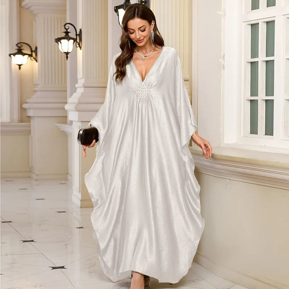 Plus Size Kaftan In Gold