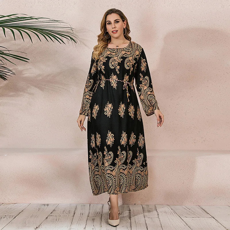 PLUS SIZE oversized women's spring dress
