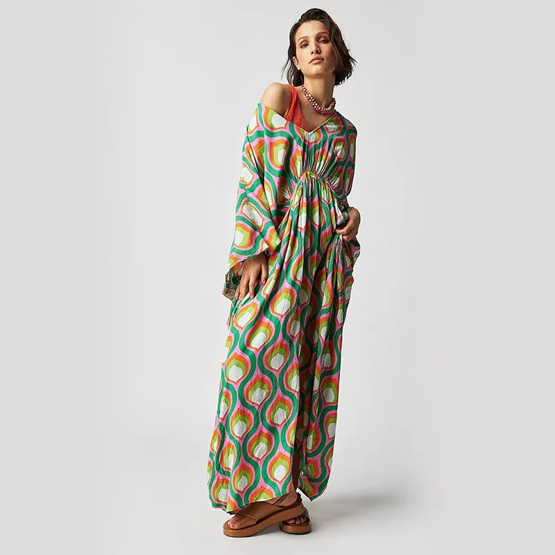 Bohemian Beach Style Long Dress for Women