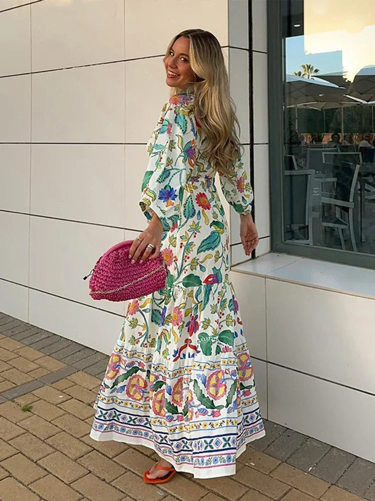Elegant Printed Dress