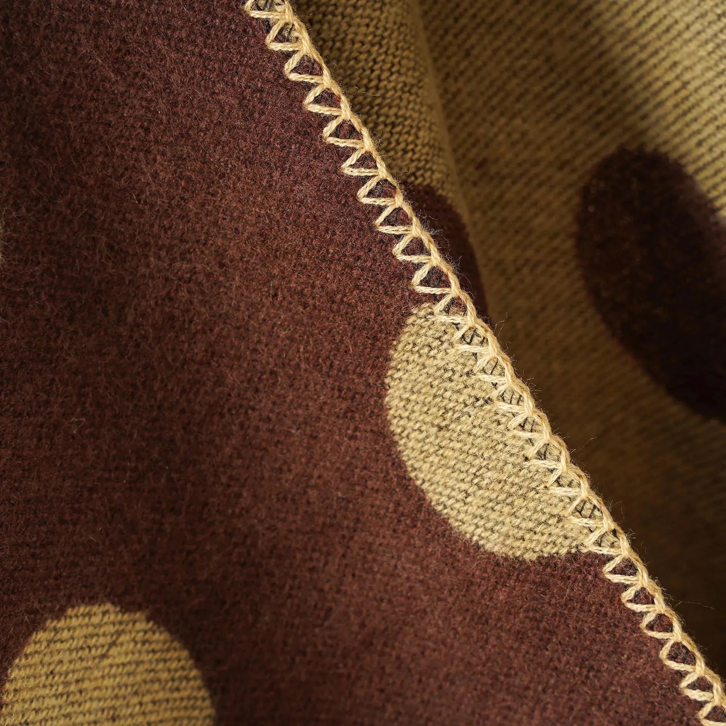 2024 Autumn Winter New Dot Pattern Cardigan Imitation Cashmere Warm Casual Women Shawl Poncho Capes Lady Coat 3