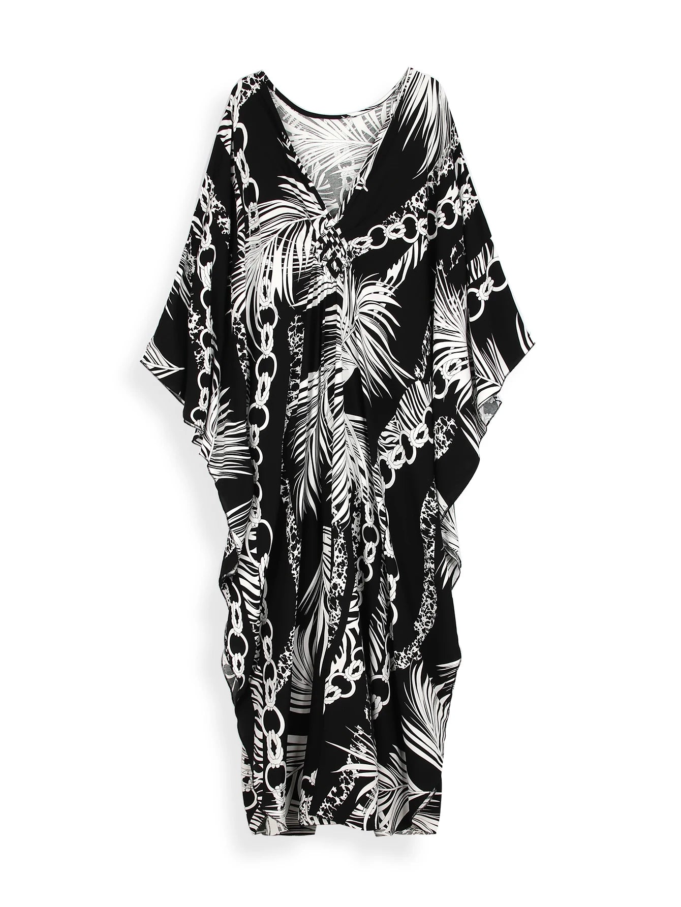 Summer Women's Striped Printed Kaftan