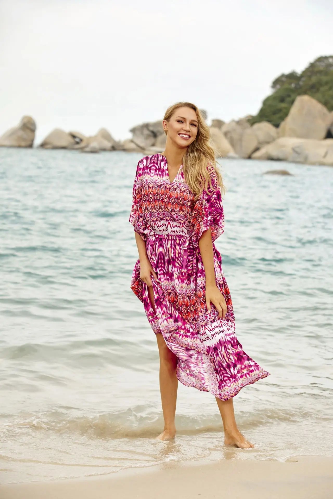 Plus Size Womans Boho Kaftan