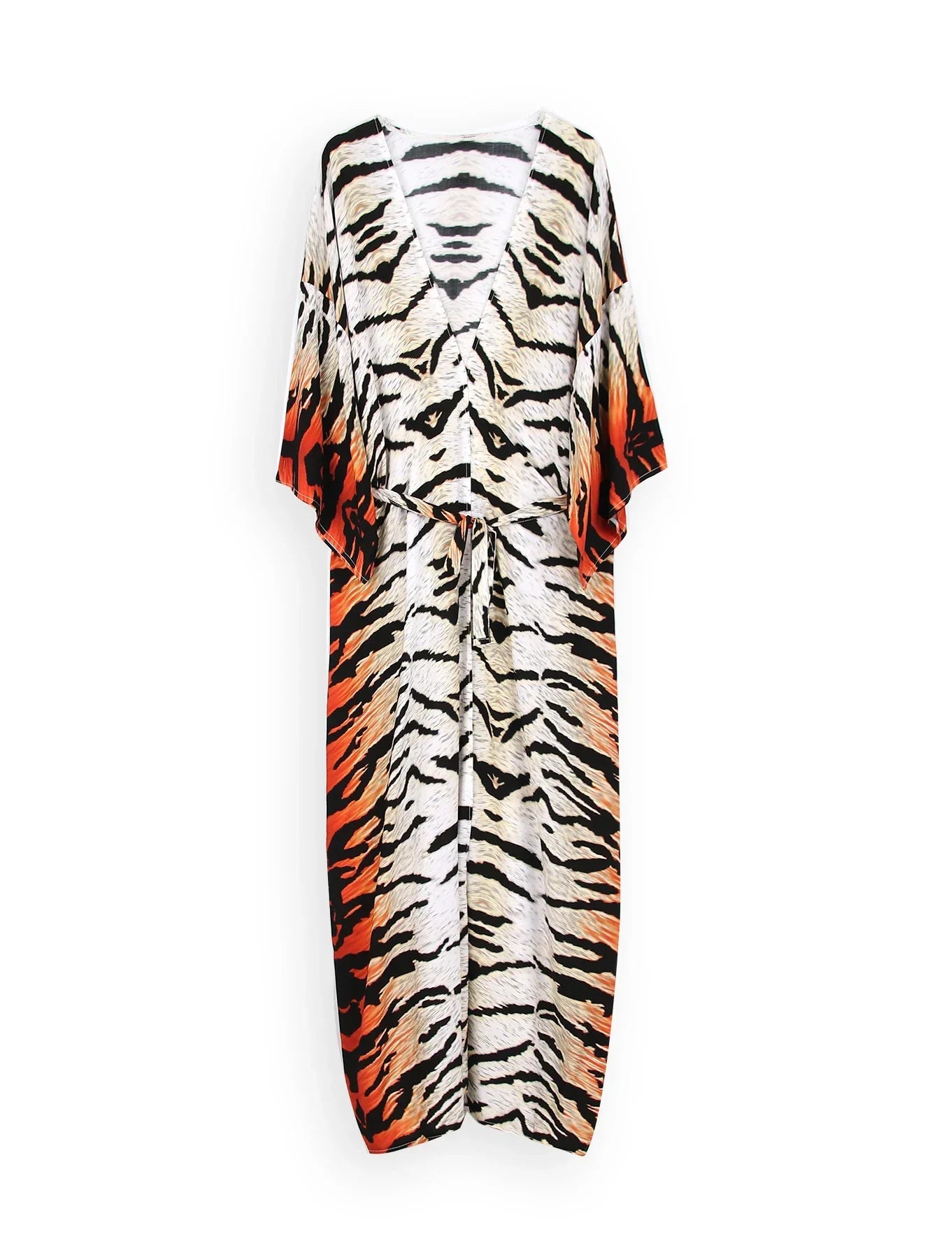 Boho Printed Long Sleeve Kimono