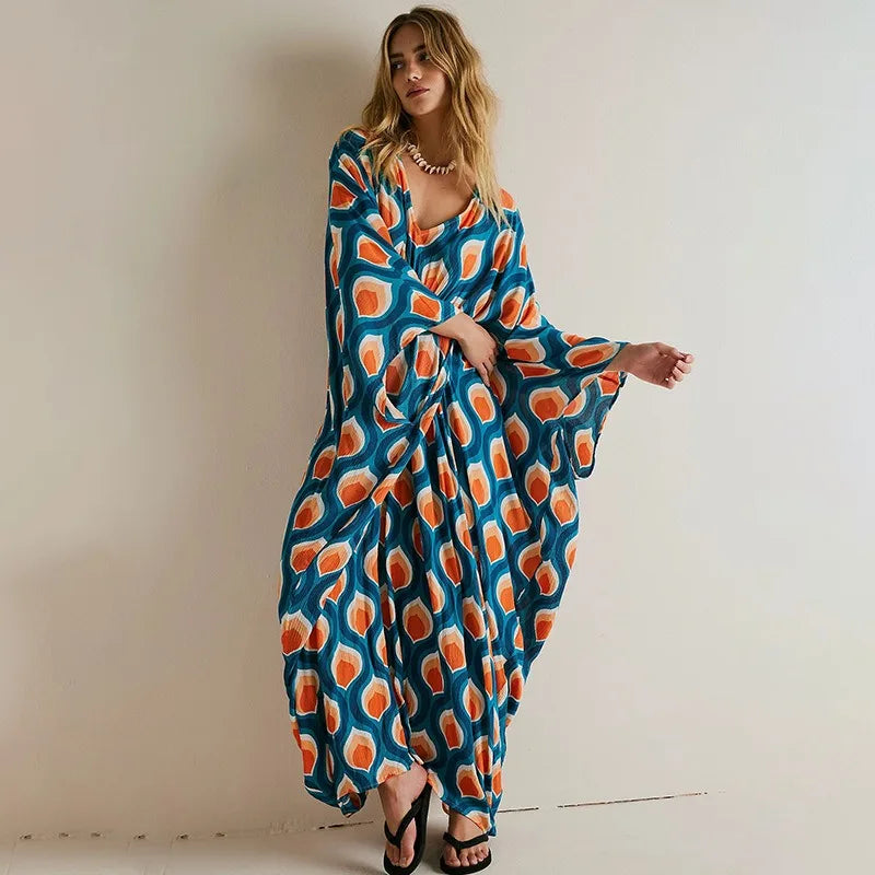 Bohemian Beach Style Long Dress for Women