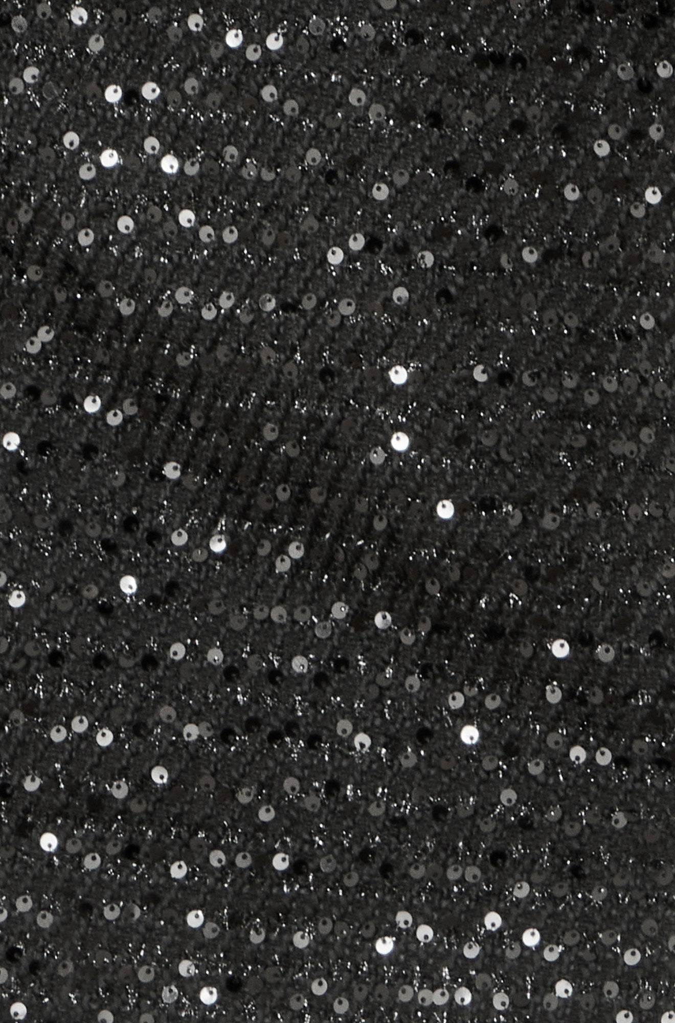Yumi Black Boucle Sequin Mini Skirt