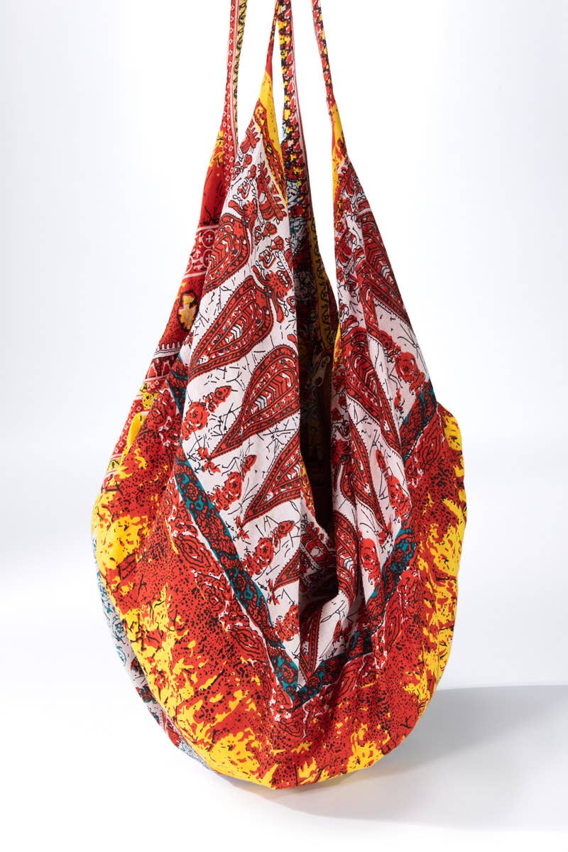 Boho & Ethnic Print Bag: Queen of Fire
