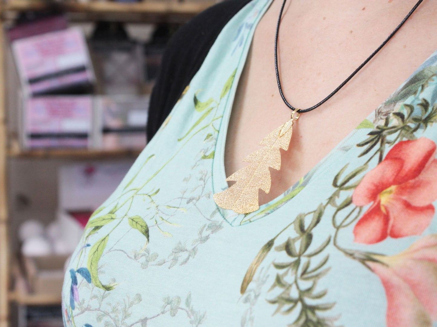 Necklace - Festive Fir - Silver