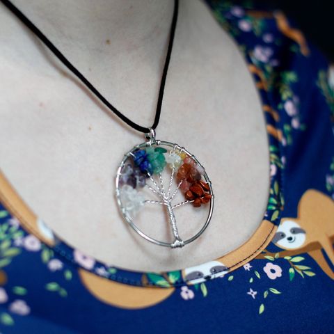 Chakra Tree of Life Necklace - Large