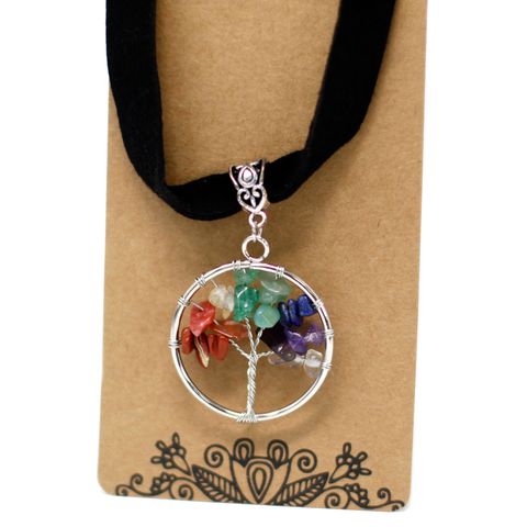 Chakra Tree of Life Necklace - Small