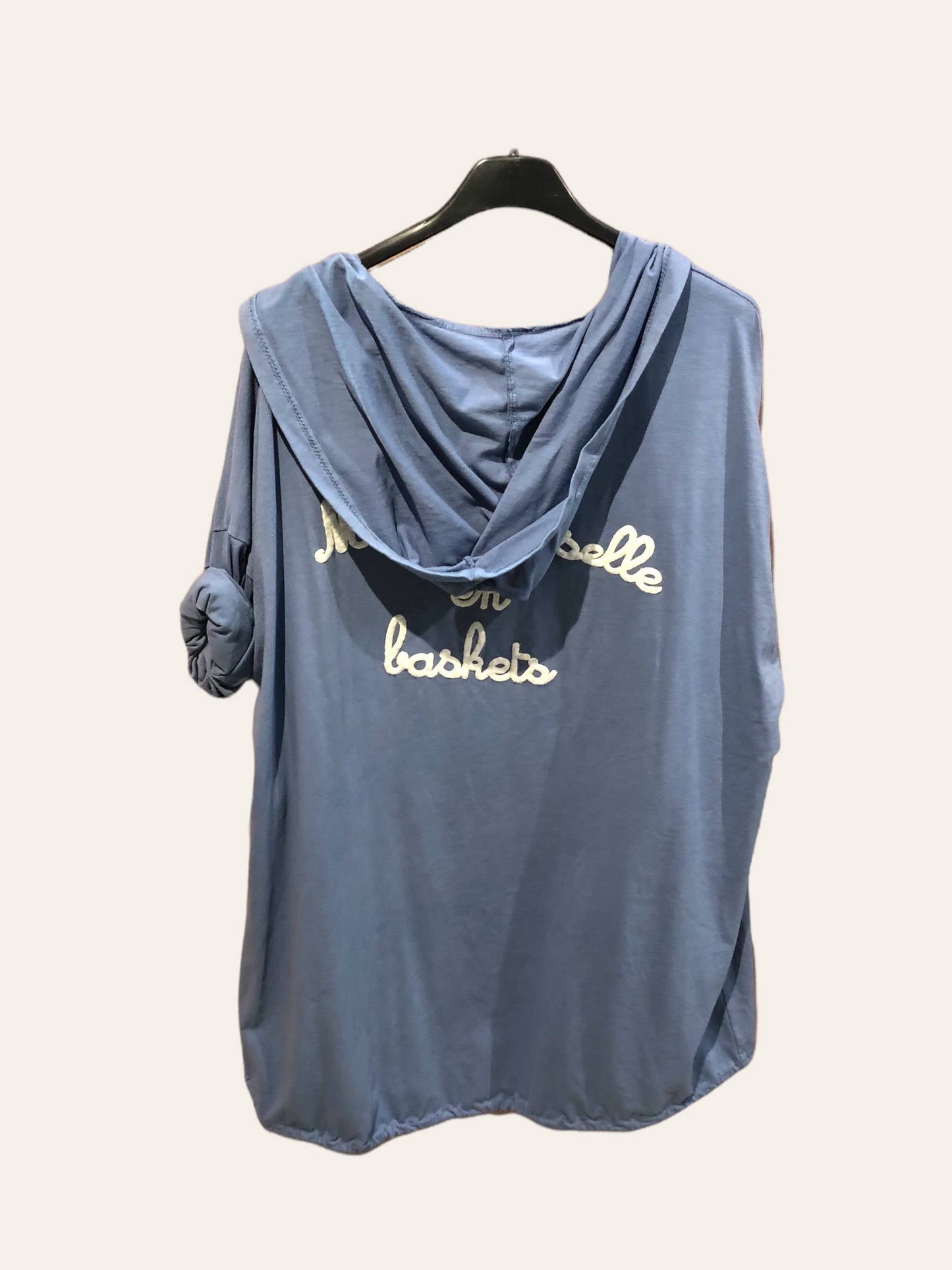 “Mademoiselle in sneakers” hoodie