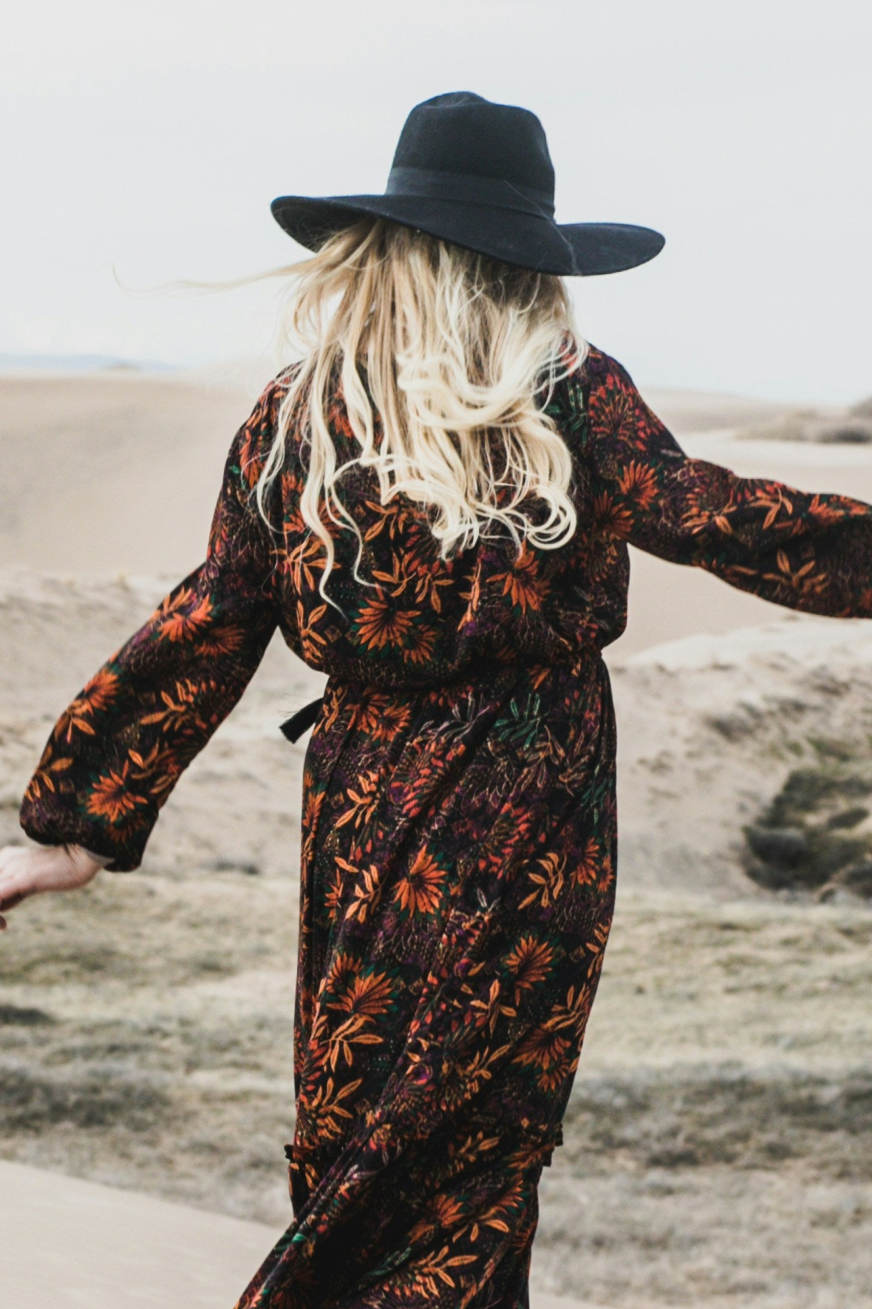 Boho woman in a Kaftan from Ethnic warehouse