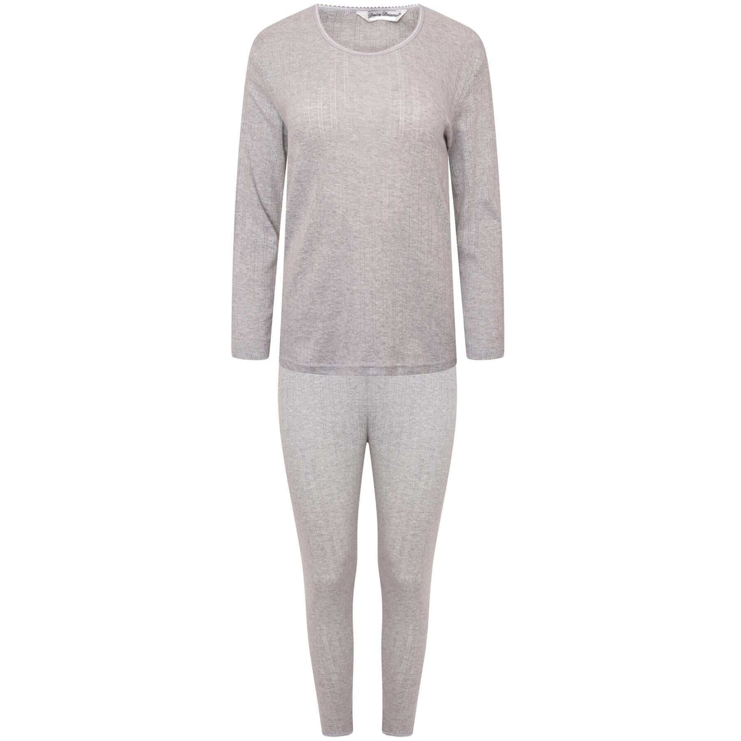 Girls Thermal Underwear Set Long Sleeve Top and Long Jane Pants Insulating Cotton-Rich Winter Baselayer Soft Breathable Multiple Colours Sizes by Daisy Dreamer