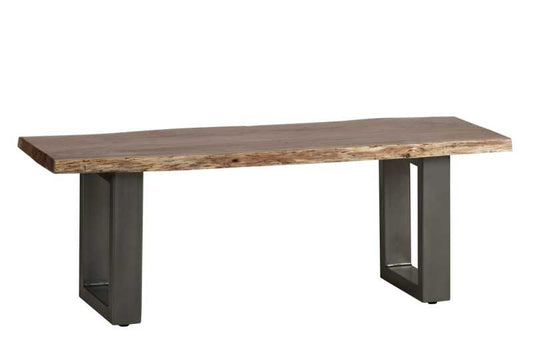 Medium sized Live edge dining bench/ Baltic Live Edge Medium Bench