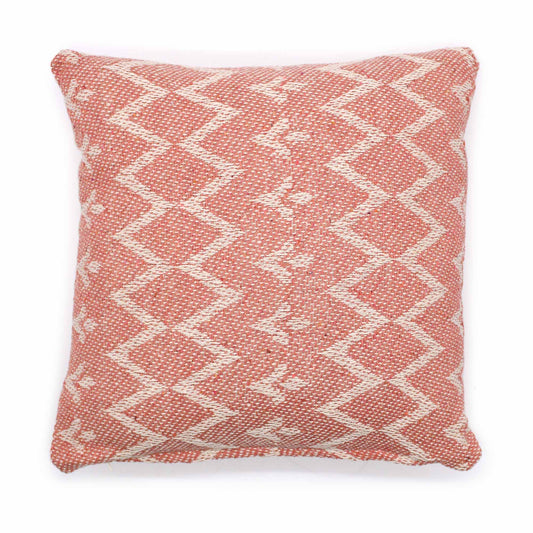 Classic Cushion Cover - Jaggered Pink - 40x40cm - Kaftan direct