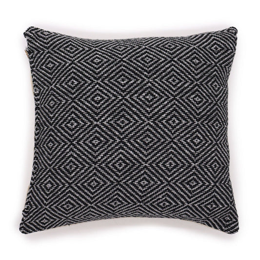 Classic Cushion Cover - Maze Black - 40x40cm - Kaftan direct