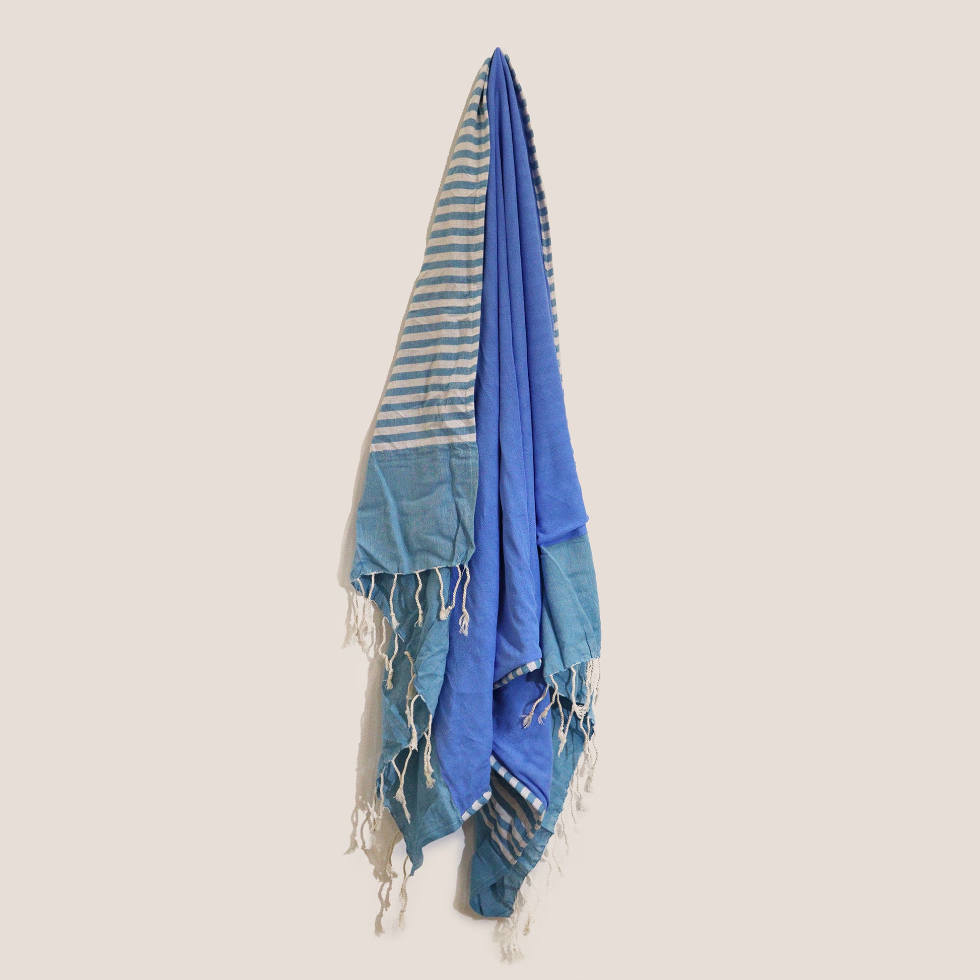 Cotton Pario Towel - 100x180 cm - Sky Blue - Kaftans direct