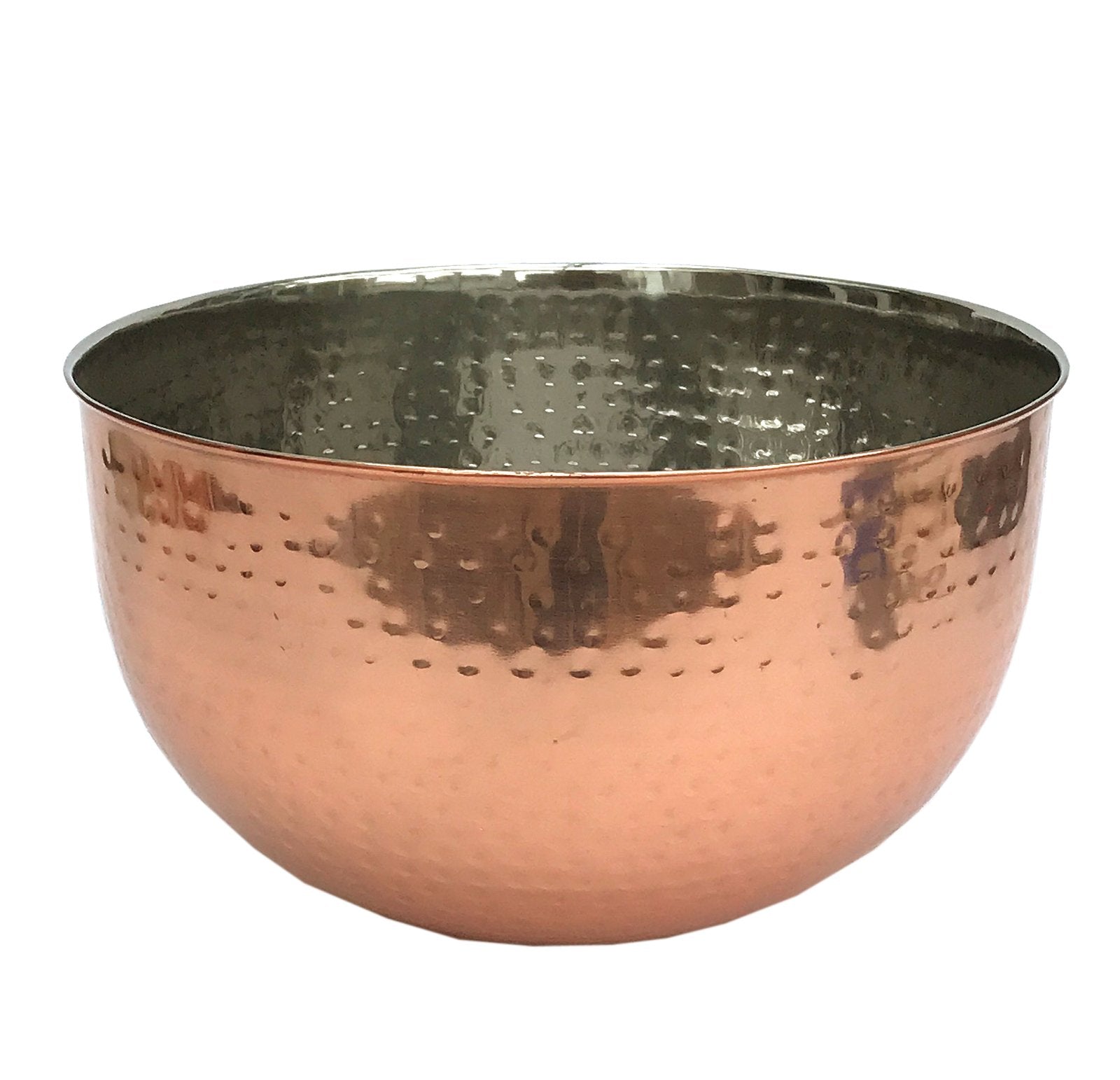 Large Hammered Copper Coloured Bowl - Kaftan direct