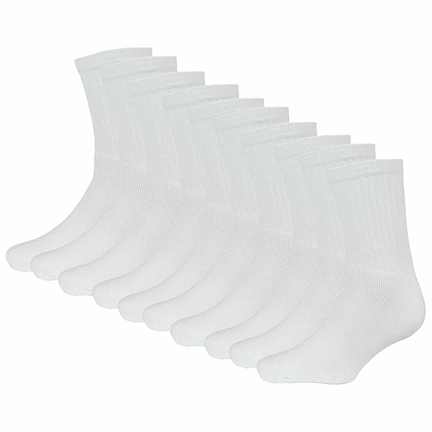 10 Pairs Kids Athletic Sport Socks Cushioned Breathable Durable for Running Hiking Football Boys Girls Anti-Blister Moisture-Wicking by Sock Stack