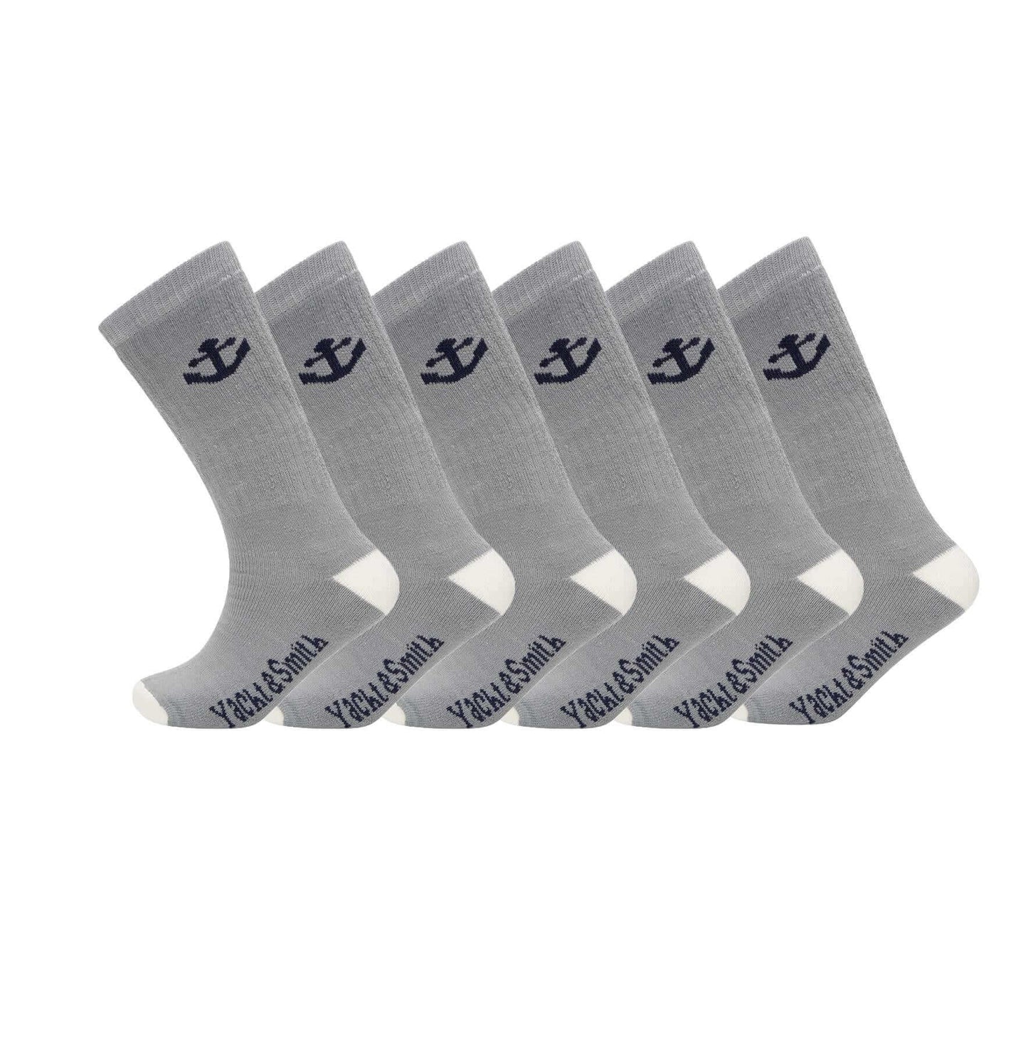 12 Pack Men's Thermal Merino Wool Work Boot Socks Reinforced Heel and Toe Warm Breathable for Hiking Winter Wear Moisture-Wicking Odor-Resistant by Sock Stack