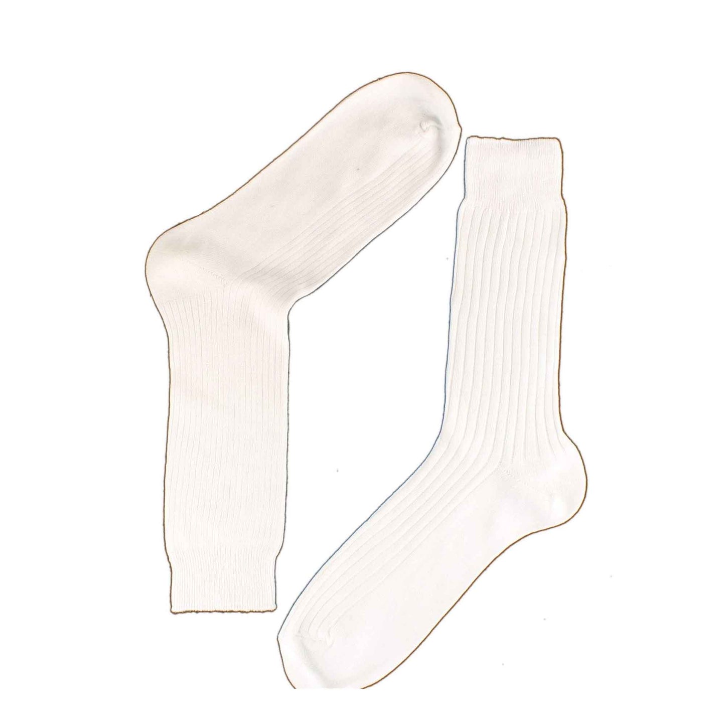 12 Pairs Men's Seamless Toe 100% Cotton Dress Socks Ribbed Moisture-Wicking Antibacterial Breathable Assorted Colours for Formal and Casual Wear by Sock Stack