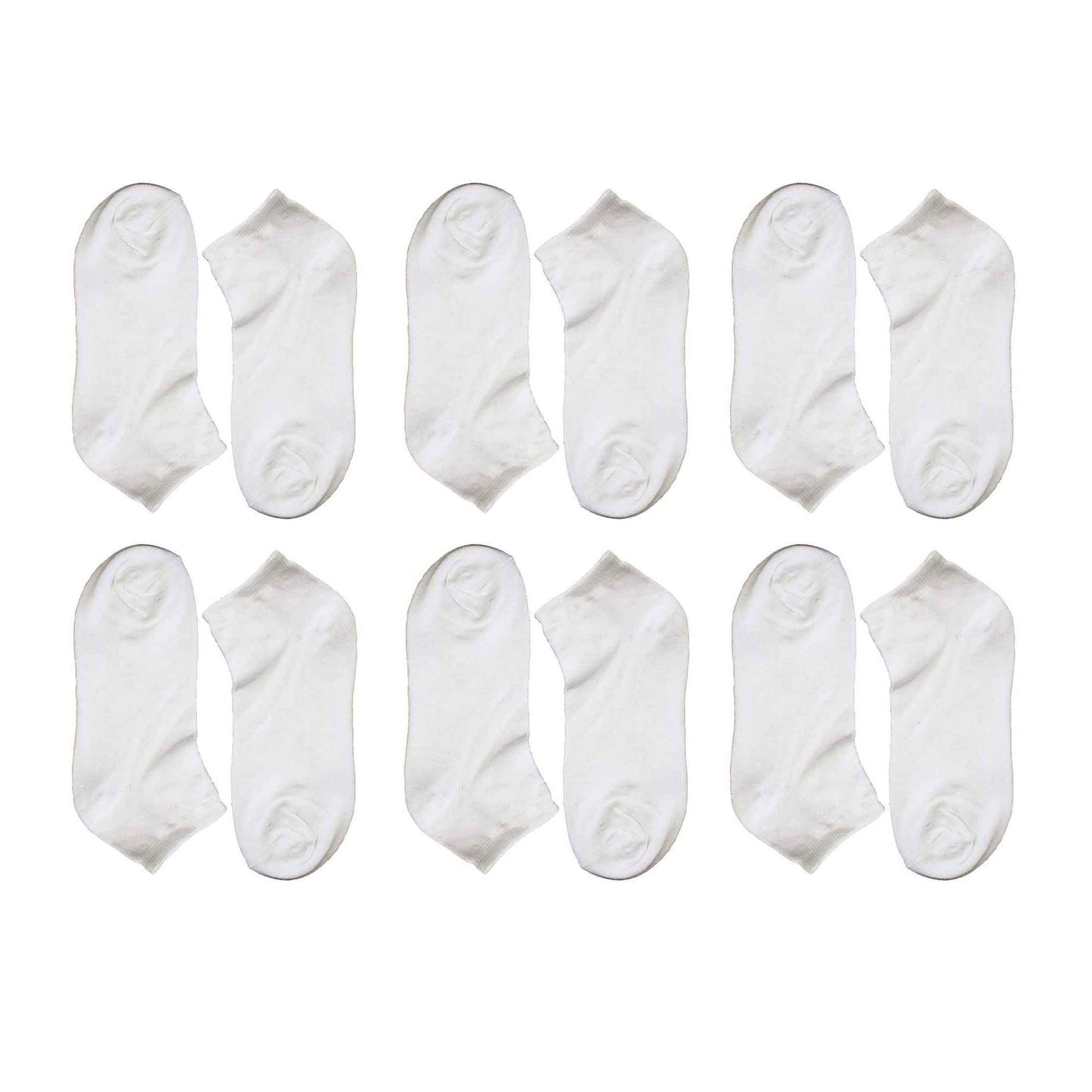 12 Pairs Mens Breathable Sport Trainer Socks with Arch Brace Support and Anti-Crimping Design for Running Gym Workouts Durable Cotton Blend White and Black Sizes UK 6-11 by Sock Stack