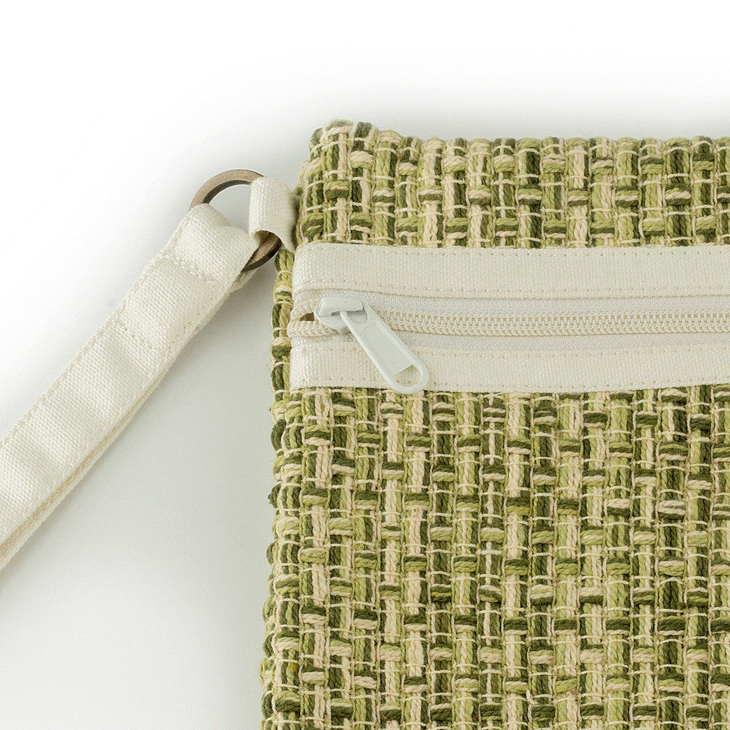 Carry Me Accessories Pouch - Green Offwhite